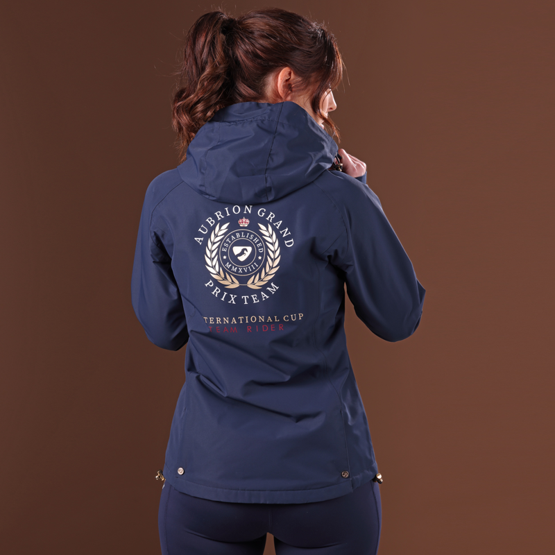 Aubrion Team Waterproof Jacket - Navy-10